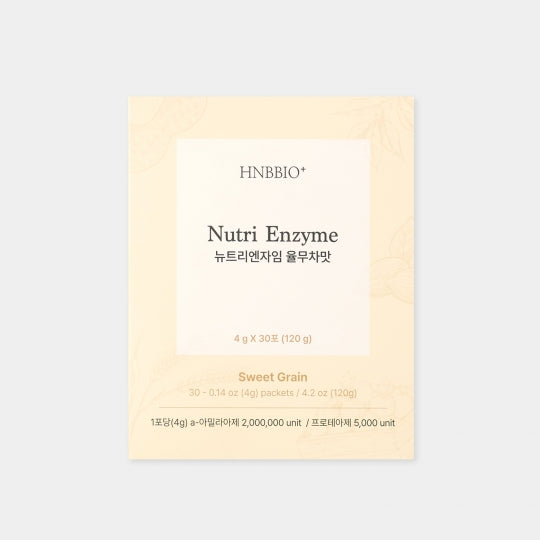 [HNBBIO+] 뉴트리엔자임 율무차맛 곡물효소 (4gx30스틱)