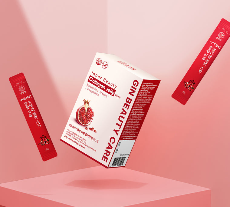 [명원담] 이너뷰티 홍삼 석류 콜라겐 젤리스틱
