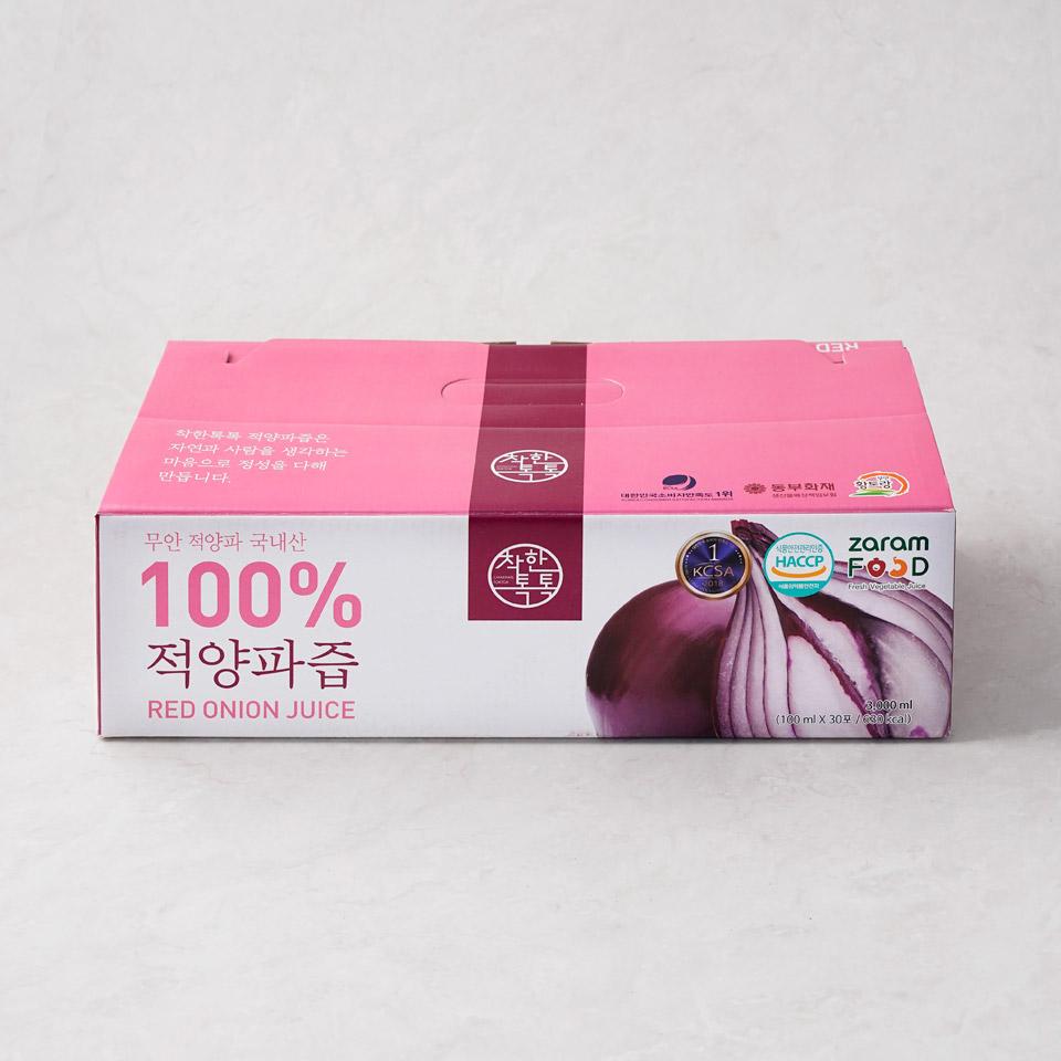 [자람푸드] 100% 국내산 적양파즙 (30포) (3박스)