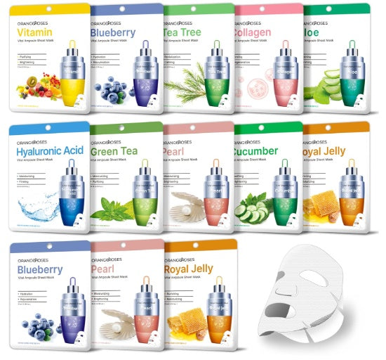 [Orangeroses] 마스크팩 1박스 (10장)