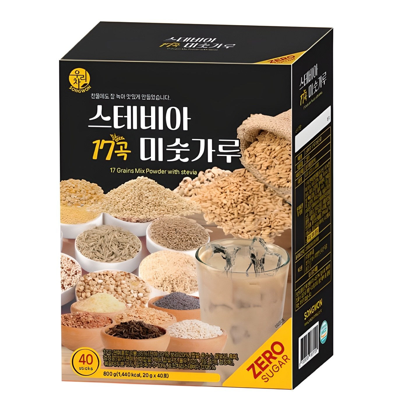 [우리차] 스테비아 17곡 미숫가루 (40포)