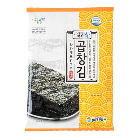 [대한물산] 바다향 바삭하게 두번구운 곱창김 20g (5매) - Limit 10 Per Order