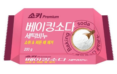 소키 베이킹소다 세탁비누 소취 & 찌든 때 제거 200g