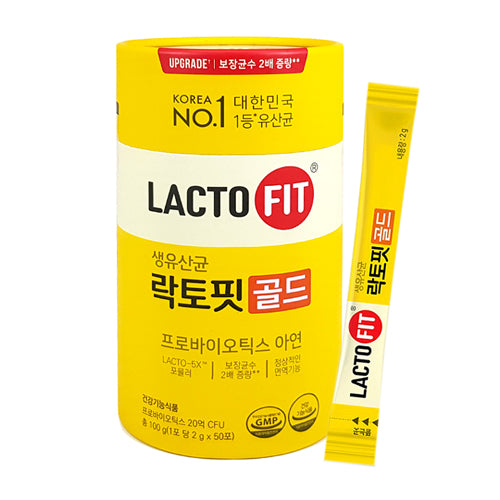 [Jonggeundang] LACTO-FIT Probiotics Gold (50 Sticks)