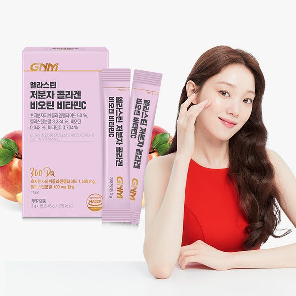 [GNM] 유엘라스틴 저분자 콜라겐 비오틴 비타민C (15포)