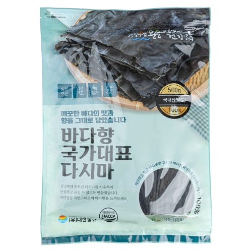 [대한물산] 바다향 국가대표 다시마 (500g)