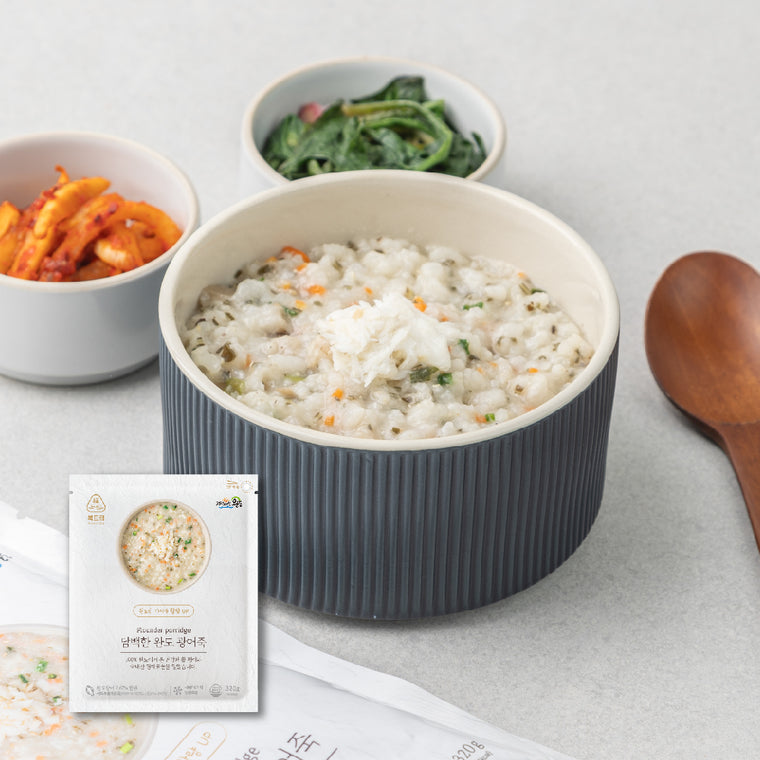 완도 특산물 해성인터내셔널 광어죽 (320g) 매장 직접 픽업만 가능 