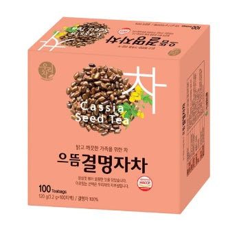 결명자를 정성껏 볶아 깔끔한 맛을 담은 으뜸 결명자차 입니다.