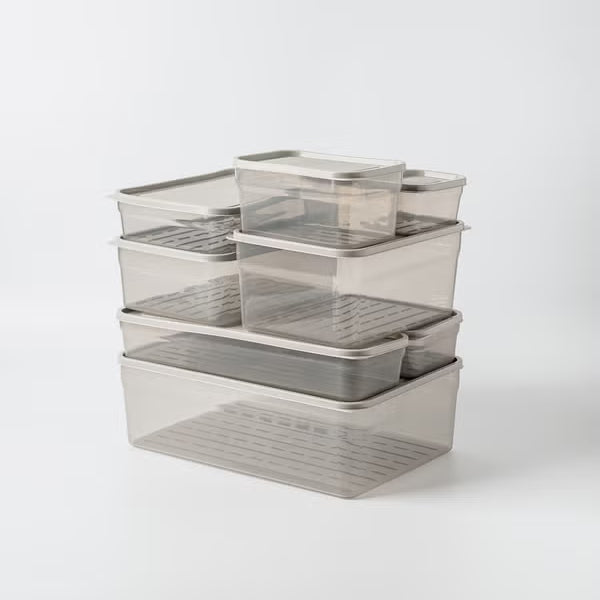 휘어지는 말랑핏 저장 용기 600 ml 그레이