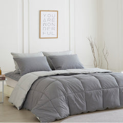 Goose Feel Comforter (Gray)