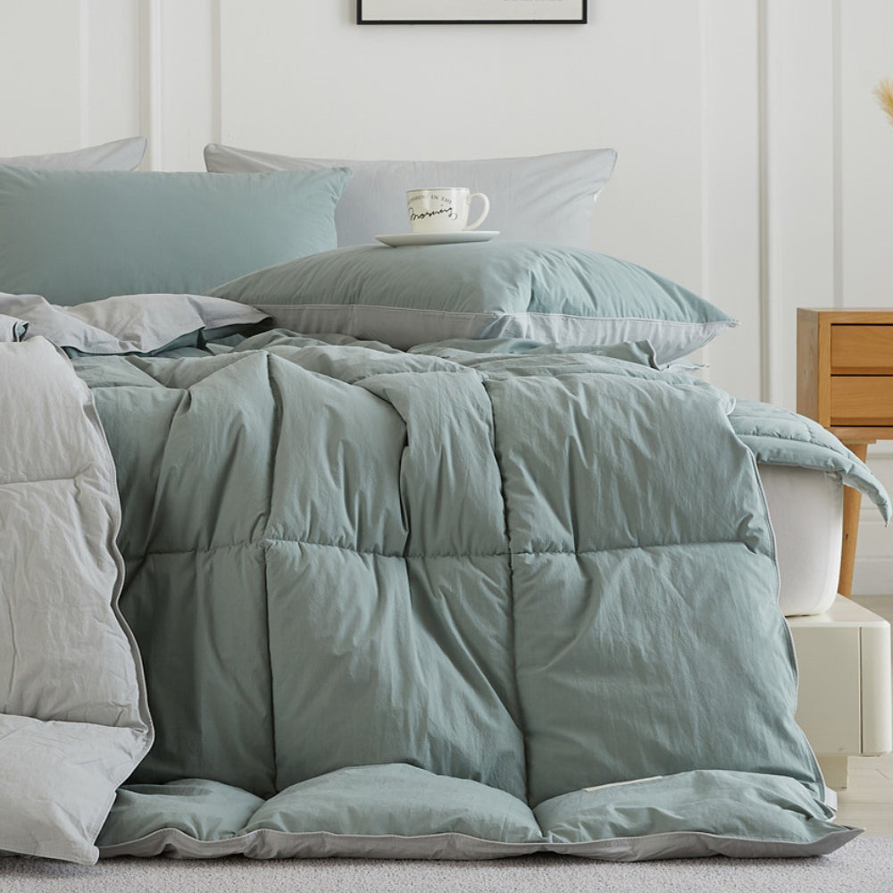 Goose Feel Comforter (Mint Green)