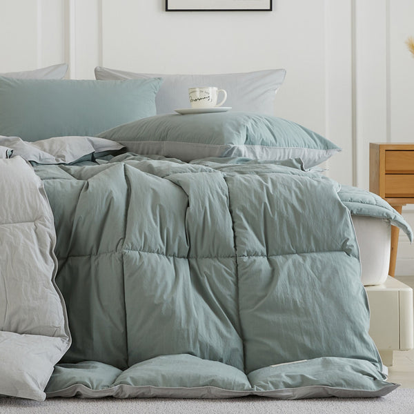 Goose Feel Comforter (Mint Green)