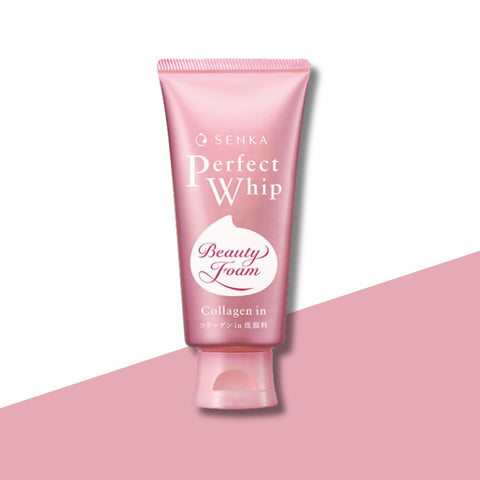 Senka Perfect Whip Beauty Foam 120g - Collagen In - With 4 special ingre...