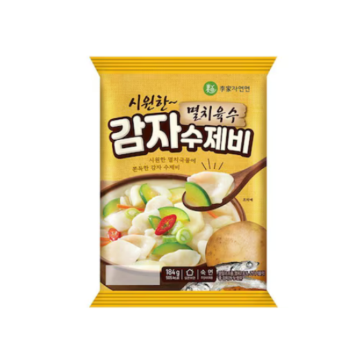 [이가자연면] 멸치육수 감자 수제비 (1봉)
