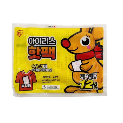  [ 제품 사양 ] 
 
지속 시간 12시간 
최고 온도 63도 
평균 온도 53도 
 
* 취급 및 주의사항 *
 
저온 화상 ...