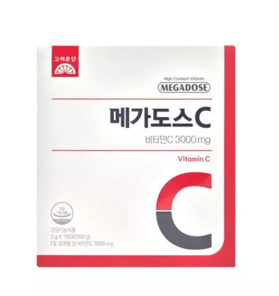 [고려은단] 메가도스C 비타민C 3000mg (100포)