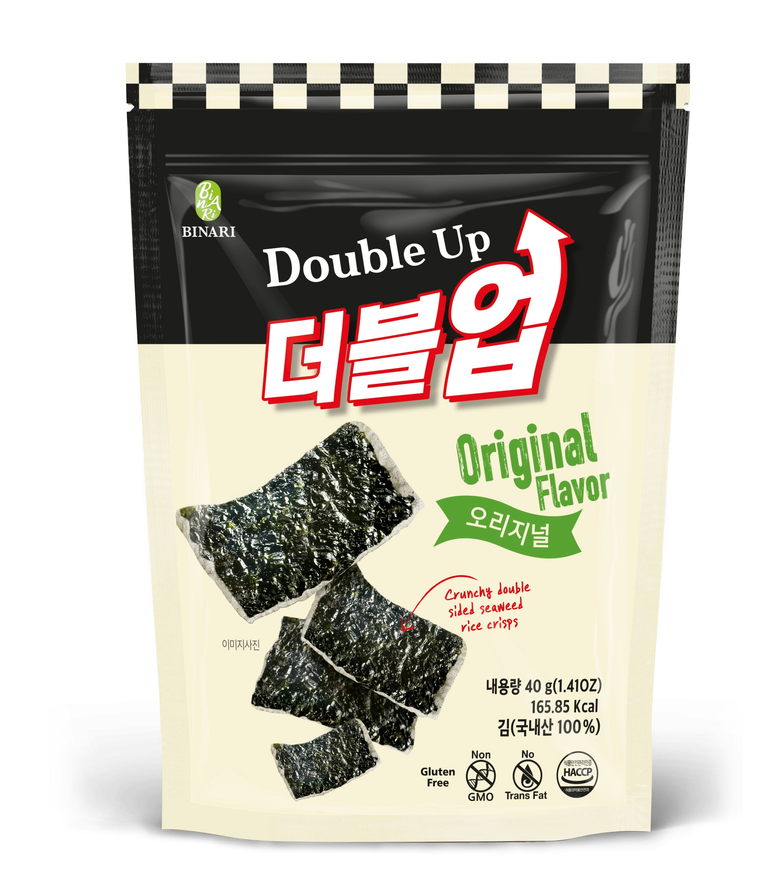 [휴먼웰] 더블업 김스낵 40g