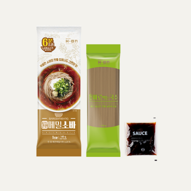 [에이치온] 바로 먹는 간편 메밀소바 (1인분) 