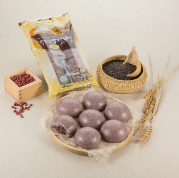 [밀원식품] 안흥 흑미찐빵 (500g) - Store Pickup Only