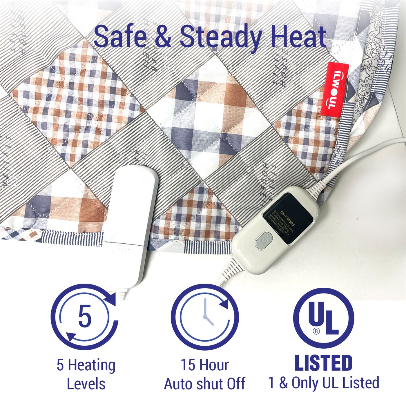 [일월] 스타일리쉬 워셔블 온열매트 (싱글/더블)