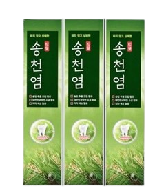 메디안 송천염 치약 3입 소금잇몸