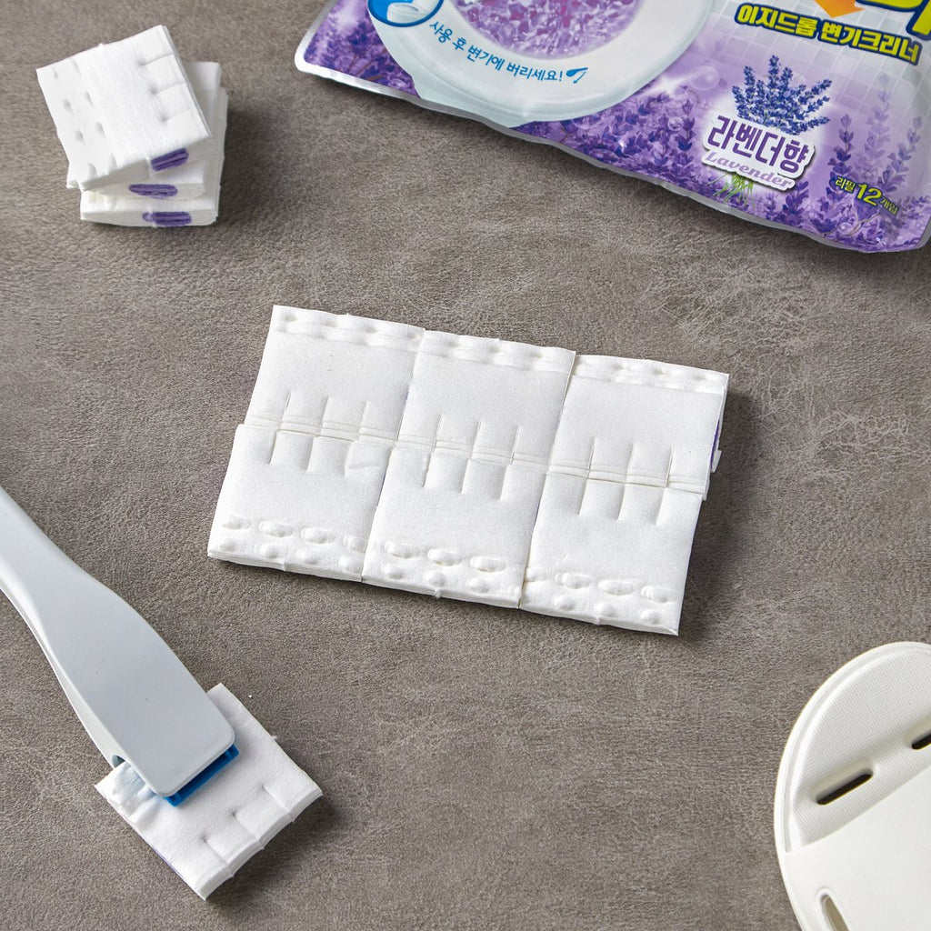 이지드롭 변기크리너 물에녹는 일회용변기솔 (변기청소)