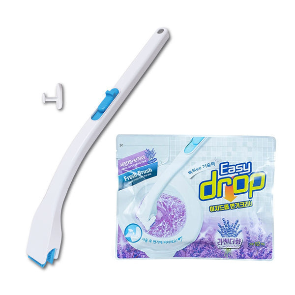 이지드롭 변기크리너 물에녹는 일회용변기솔 (변기청소)