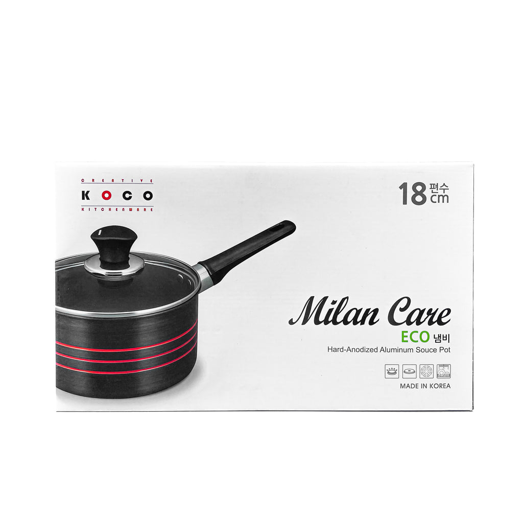 명품 밀란케어 경질 압축 편수 냄비 (18cm)