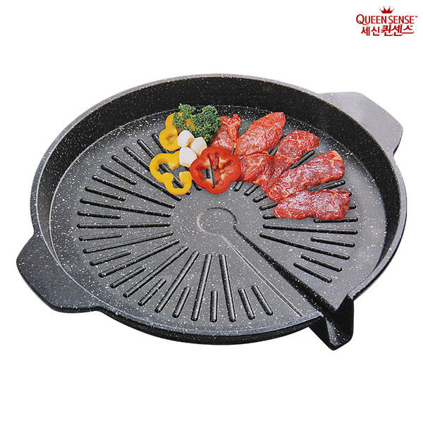 [Saeshin QueenSense] Round Grill Pan (33cm)