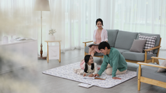 일월 기모 극세사 워셔블 온열매트 (트윈/퀸/킹)