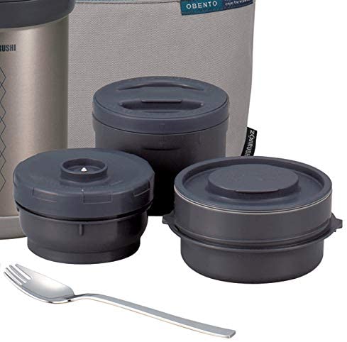 [조지루시] Ms. Bento 스테인레스 보온/보냉 도시락통 (SL-NCE09)