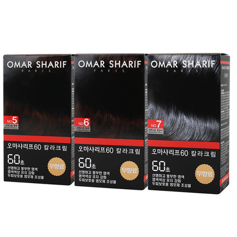 
오마샤리프60 칼라크림 염색약 (5호, 6호, 7호)