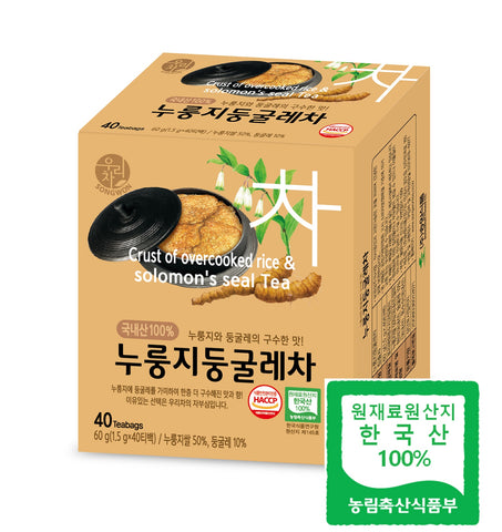  
우리차 누룽지 둥굴레차, 60g(1.5g x 40티백)