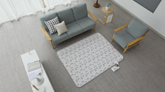 일월 기모 극세사 워셔블 온열매트 (트윈/퀸/킹)