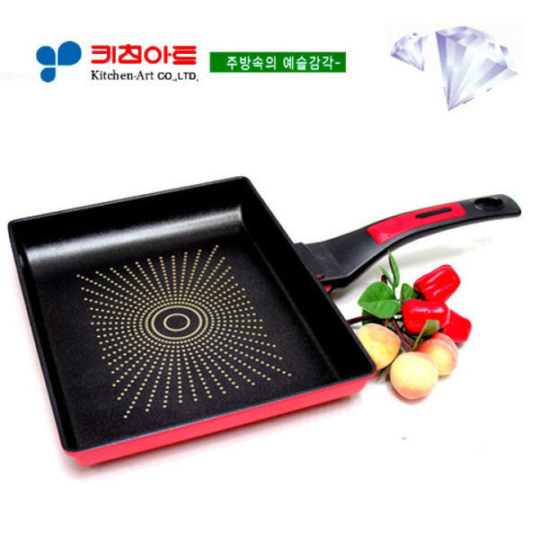 [키친아트] 스퀘어롤(SQUARE ROLL) 사각 후라이팬 27CM