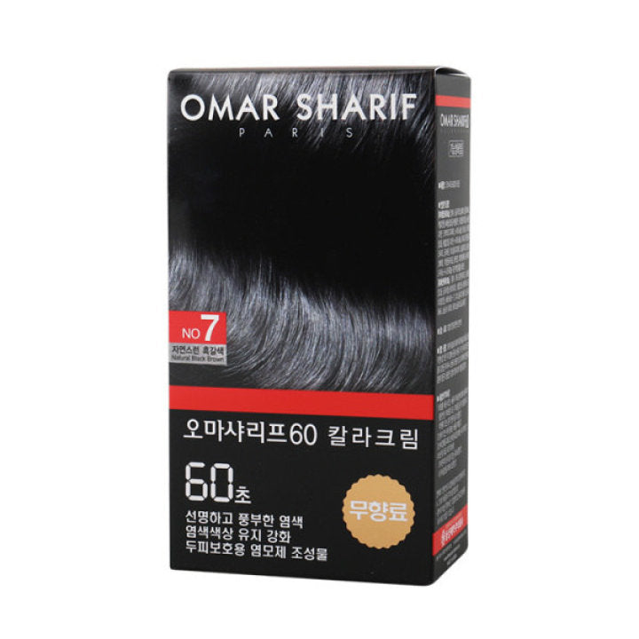 오마샤리프60 칼라크림 염색약 (5호, 6호, 7호)