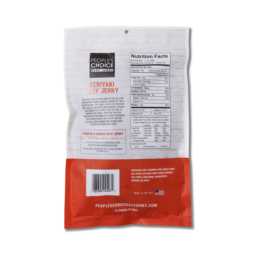 피플스초이스 비프져키 (Original/Hot&Spicy/Teriyaki)