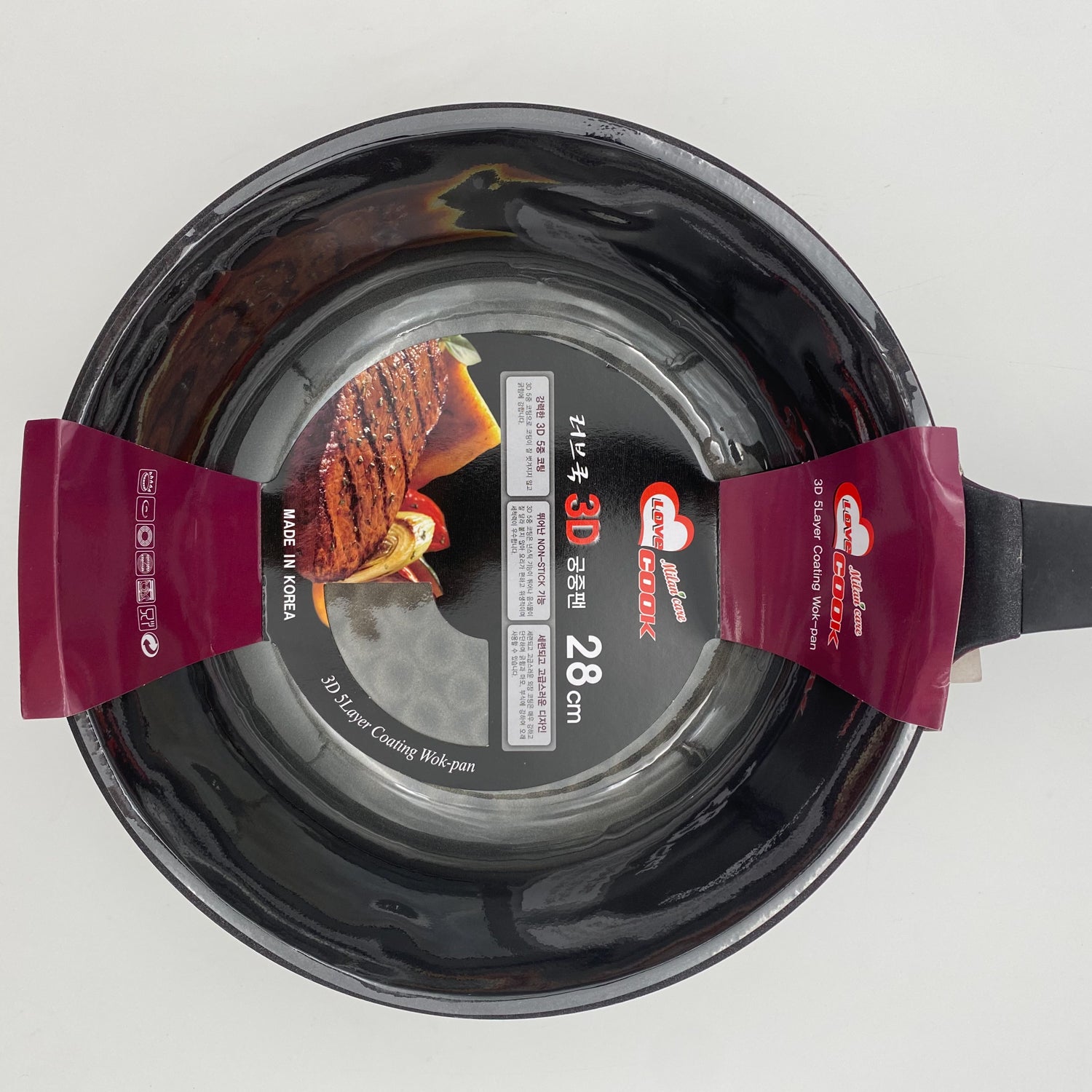 [MillanCare] LoveCook 3D Wok Pan (28cm)