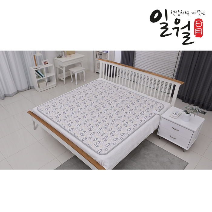 일월 기모 극세사 워셔블 온열매트 (싱글/트윈/퀸/킹)