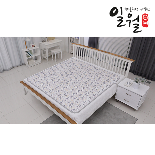 일월 기모 극세사 워셔블 온열매트 (트윈/퀸/킹)