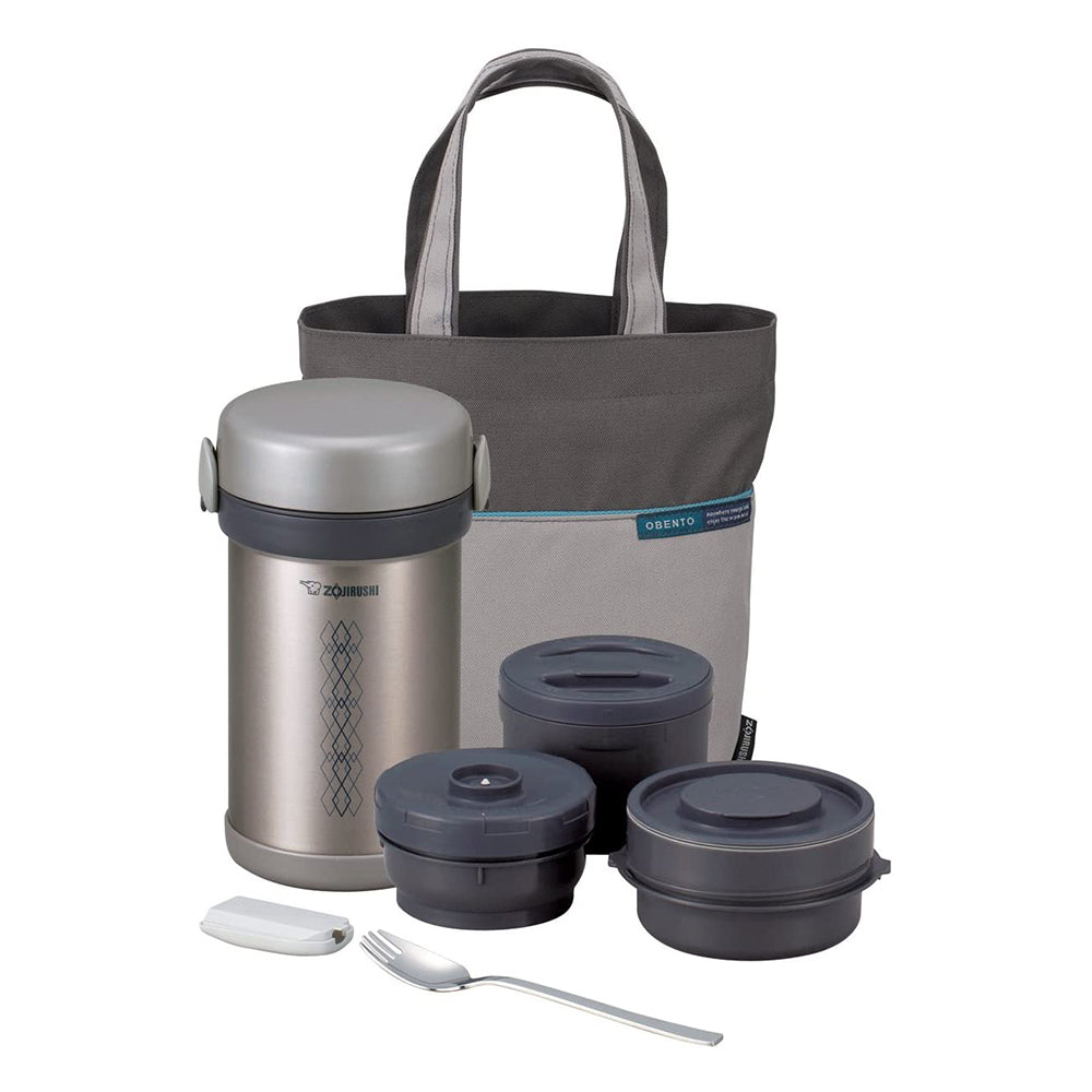 [조지루시] Ms. Bento 스테인레스 보온/보냉 도시락통 (SL-NCE09)