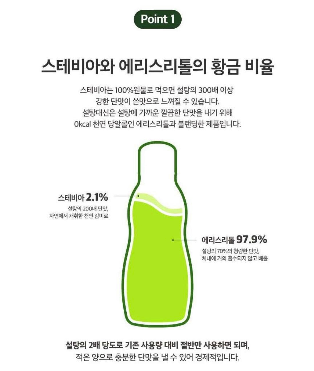 0칼로리 설탕대신 스테비아  (400g)